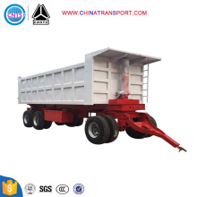 China Transport Supply Hot Sale 3 Axles 60 ton Rear Dumping Tipper Truck Semi Trailer For Sale